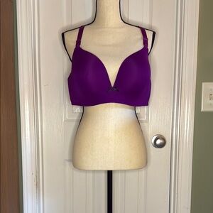 Cacique Purple Plunge Bra Intimates & Sleepwear